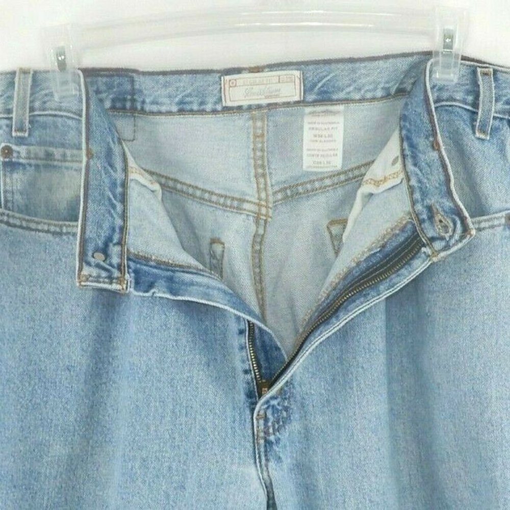 Levi Strauss Signature Blue Jeans Regular Fit - Picture 8 of 16